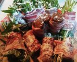 ゴボウと水菜の肉巻き作り方3写真