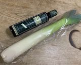 ポロ葱のカルボナーラ作り方1写真