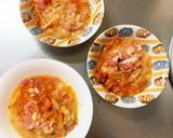 簡単チゲうどん味豚こま大根青椒肉絲風作り方4写真