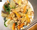 簡単チゲうどん味豚こま大根青椒肉絲風作り方14写真