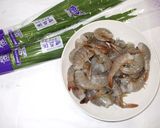 海老ニラ味噌炒め♪簡単冷え生理痛漢方薬膳作り方1写真