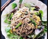 ダイエットに鯖の水煮缶でひじきの炒め蕎麦作り方10写真