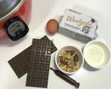◤電鍋レシピ◢　簡単チョコブラウニー作り方1写真