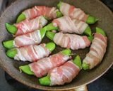 スナップエンドウの肉巻き作り方4写真