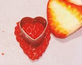 ハート型いちご♡可愛い苺の切り方 離乳食作り方3写真