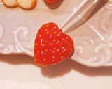 ハート型いちご♡可愛い苺の切り方 離乳食作り方5写真