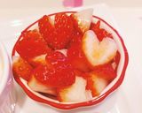 ハート型いちご♡可愛い苺の切り方 離乳食作り方8写真