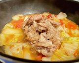 豚ばらと白菜のアンチョビ炒め作り方6写真