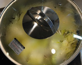 油揚げとネギと白菜の生姜スープ作り方4写真