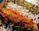 ◆簡単&美味♡我が家の彩り焼肉キンパ◆作り方9写真