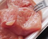 おうち居酒屋★焼肉のたれで鶏むね肉唐揚げ作り方1写真