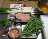 葱たっぷりの鶏しゃぶと揚げうどん作り方1写真