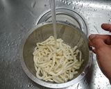 葱たっぷりの鶏しゃぶと揚げうどん作り方12写真