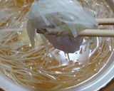 葱たっぷりの鶏しゃぶと揚げうどん作り方10写真