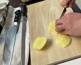 猪スライス肉のジャガイモ巻ヴィネガー煮込作り方2写真