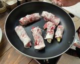 猪スライス肉のジャガイモ巻ヴィネガー煮込作り方5写真