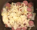スパイシーソーセージの塩餅ピザ作り方5写真