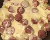 スパイシーソーセージの塩餅ピザ作り方6写真