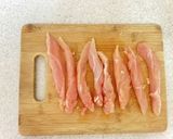 ＊お昼ごはん＊ささみのスティックから揚げ作り方1写真