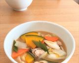野菜たっぷりでぽかぽか＊ほうとう作り方8写真