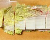 フライパンde白菜ミルフィーユ作り方1写真