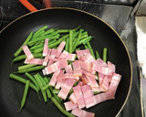 いんげんとベーコンの和風炒め作り方4写真