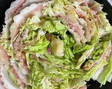 フライパンde白菜ミルフィーユ作り方2写真