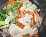 冷凍うどんde焼きうどん作り方3写真