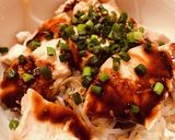 高タンパク低脂質 しっとり鶏ムネ丼作り方6写真