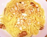 ウニ風味カルボナーラ作り方6写真