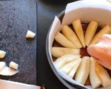 洋梨とキャラメルのケーキ作り方5写真