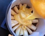 洋梨とキャラメルのケーキ作り方10写真
