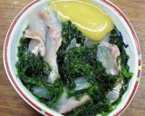 新物あおさと鯛の辛子酢味噌和え作り方4写真