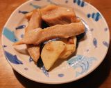 豚トロと長芋のソテーshiitaké添え作り方5写真