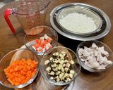 沖縄の炊き込みご飯《じゅーしぃ》作り方1写真