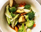 隙間埋め白菜彩野菜オイ甘酢温野菜サラダ作り方6写真
