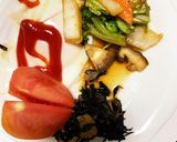 隙間埋め白菜彩野菜オイ甘酢温野菜サラダ作り方11写真