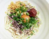 ゆかりの釜たま梅うどん作り方8写真