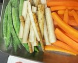 根菜☆牛肉とごぼうと人参と。八幡巻作り方3写真