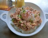簡単がっつり♪サバキムチ丼☆作り方4写真