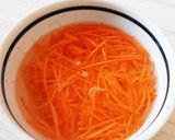 レンチン5分　ひじき煮物　人参、大豆作り方1写真