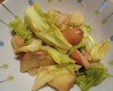 キャベツとじゃがいものウインナー炒め作り方5写真