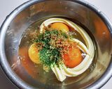 ちりめん山椒と青のりの厚焼き卵焼き作り方2写真