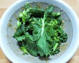 菜の花とエビのジェノベーゼ風パスタ作り方3写真
