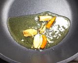 菜の花とエビのジェノベーゼ風パスタ作り方5写真
