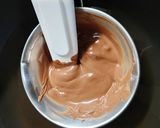 梅酒の実入り!ヘルシーお豆腐チョコ作り方4写真