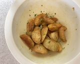 ＊おやつに＊新じゃがで罪なカレーポテト＊作り方4写真