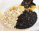 簡単！オートミール！黒ごまきなこクッキー作り方5写真