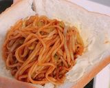 濃厚焼きそばと食パンで、焼きそばパン作り方6写真