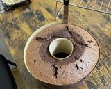 100均のシフォン型チョコシフォンケーキ作り方17写真